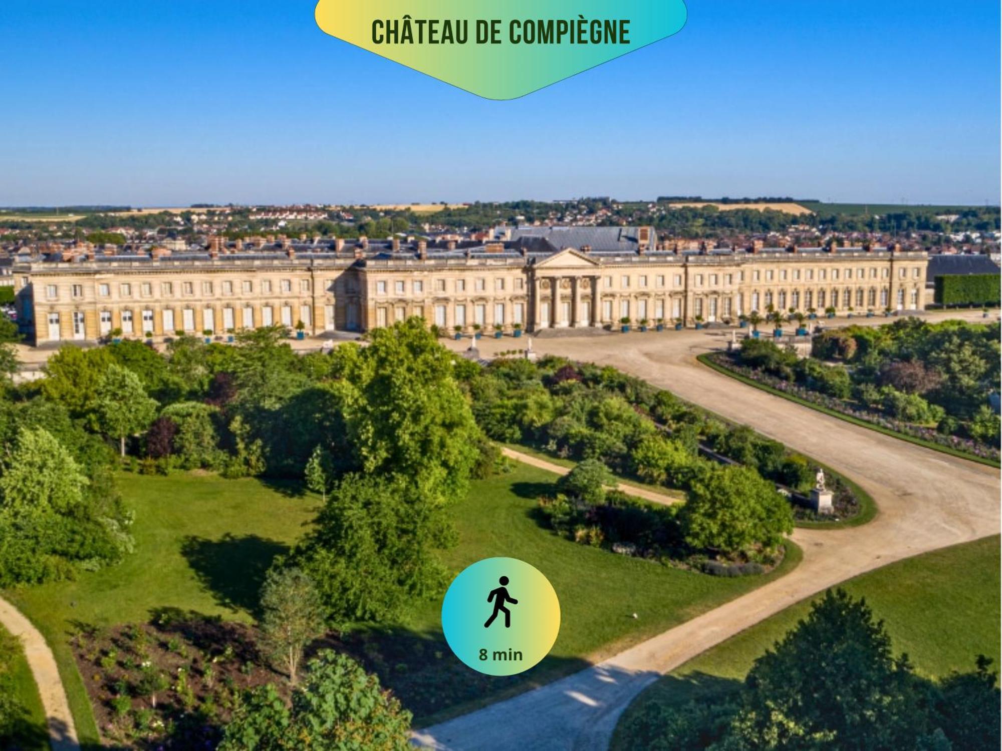 Compiègne Le Corneille - Ideal Pros & Couples - Centre Historique - Chateau 5Min - Gare 10Min - Au Calme - Fibre מראה חיצוני תמונה